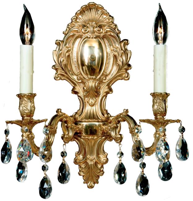 WS2111-A-02G-PI | WALL SCONCES Wall Sconces | American Brass & Crystal