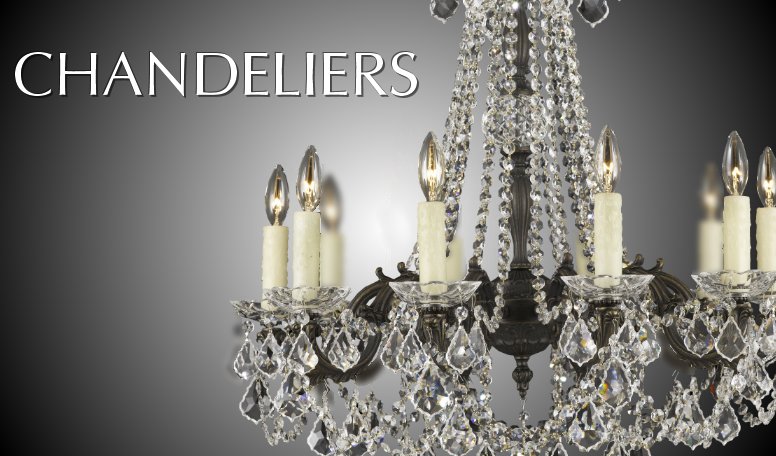 Chandeliers  American Brass & Crystal