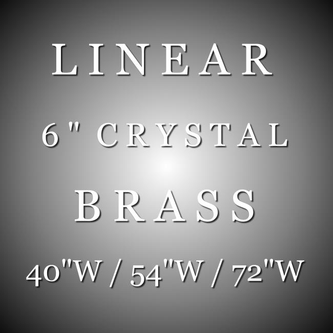 Linear 6inch Brass