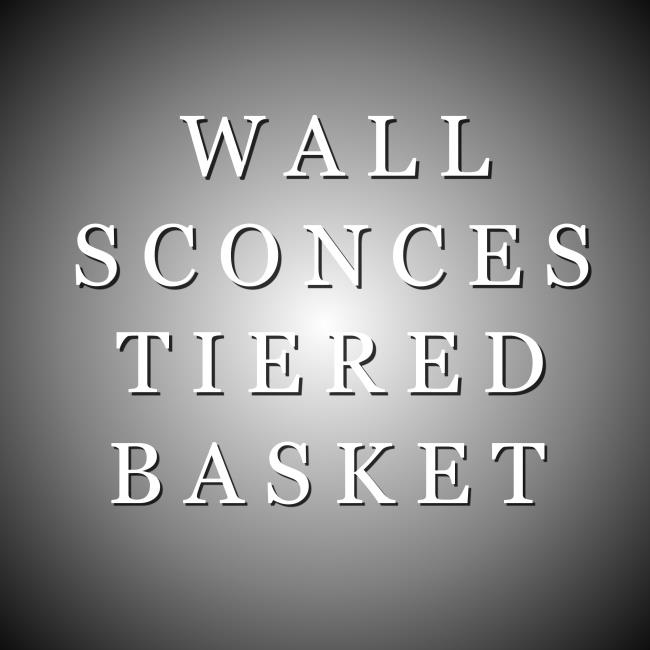 Wall Sconce - Tiered Basket