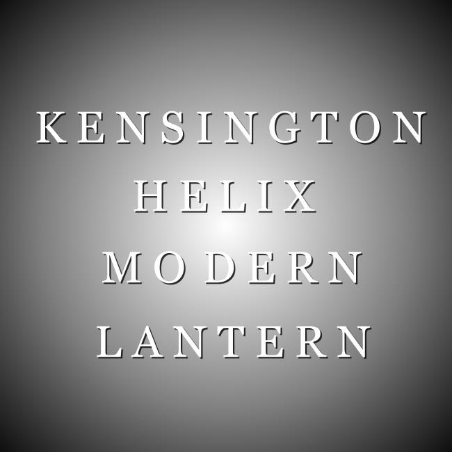 Modern - Helix Lantern