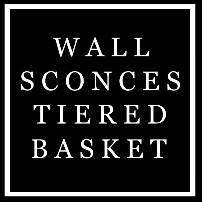 Wall Sconce - Tiered Basket